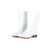 劳保佳 雨鞋 中筒雨靴 厂专用加棉防滑防水鞋 白色卫生工作胶鞋水靴 中筒白色+棉套 37码