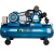 皮带空压机380V工业级大型高压打气泵汽修喷漆空气压缩机220V 藏青色 1.05/12.5三