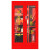 坚冠 微型消防站 1.4米消防柜双人标准款 消防器材组合套装消防应急箱灭火器箱全套应急疏散工具工地展示柜