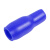 星期十 V-3.5（蓝）/100只 冷压端子线鼻护套电缆电线色套接线端子绝缘保护套线耳软胶套定制