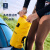 迪卡侬（DECATHLON）ITIWIT游泳包包健身包沙滩包女潜水干湿收纳大容量OVKW 【5L】明黄色 斜挎