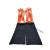 喷砂机专用手套 帆布橡胶超耐磨 手动喷沙机手套大小可 橘色布一双30cm XL