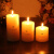 普舍（PUTSCHE）白色应急照明蜡烛 停电应急蜡烛 白色 直径7.5*高20CM(1个）