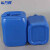 希万辉 塑料方桶化工加厚储水桶塑料废液化工桶【30L蓝色特厚款带内盖】XWH0463