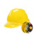 佳护安全帽工地国标男加厚abs防砸领导施工头盔劳保建筑工程定制印字 V型ABS加厚-旋钮帽衬：黄色