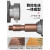 气保焊导电嘴二保焊焊机配件大全焊枪0.8导电咀保护咀1.0/1.2 M6X45x0.8(7.8粗）10个