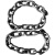 英耐特 起重链条环形吊链国标G80锰钢链条手拉葫芦链条吊装链铁链吊索具 周长5米（拉力2吨） 