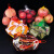 海斯迪克 HKL-330 水果网袋网兜 尼龙塑料小网眼袋 50cm 红色加厚100个