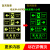 安全出口指示牌夜光墙贴纸禁止吸烟提示消防通道小心台阶地滑地贴 消火栓使用方法（墙贴） 36x13.5cm