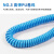 LISM有线手环去除人体静电工厂车间电子维修无线手腕释放器 PVC蓝色有线手环(1个装)