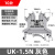 宗意UK2.5b导轨式接线端子UK-5n-3n-6n电压端子排快速接线配套2.5平方 UK-1.5N灰色(10片装)