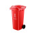 庄太太【100L红色有害垃圾】新国标户外大号垃圾桶户外分类垃圾桶环卫商用垃圾箱带盖厨房
