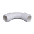 联塑 大弧度弯头PVC电工套管配件白色 Φ32