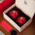 祁门红茶陶瓷包装盒空礼盒金骏眉大红袍瓷罐茶叶包装礼盒装空盒 一帆风顺红色瓷罐