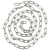 筑筠 链条 金属铁链链条 304不锈钢防盗链锁  单位/条 直径5mm长1米 