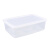 保鲜盒透明塑料盒子长方形冰箱专用冷藏密封食品级收纳盒商用带盖 607 透明耐摔款1.5L