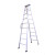 登月（DENGYUE）人字铝合金合页梯  DYH5 工程用双面梯叉梯广告梯 折叠梯便携 人字合页梯 5米