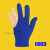 台球手套 球房台球公用手套台球三指手套可定制logo工业品 zx橡筋款蓝色