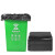 波丽美  大号商用垃圾袋 黑色加厚物业平口垃圾袋  240L 120*140cm*50/捆