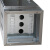 室外不锈钢防雨机柜0.6米0.8米1.2米22u9u户外防水网络监控交换机 不锈钢本色 1200x600x600cm