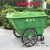 惠利得400L塑料环卫垃圾车保洁手推车大号户外垃圾桶市政物业垃圾清运车 大轮子 小轮子