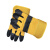 安瑞博 耐磨耐热半皮手套 防护电焊手套/10双 SD01