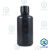 黑色塑料瓶HDPE试剂瓶大小口避光样品包装密封刻度瓶加厚 黑色不带刻度小口1000ml