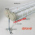 防爆灯D隔爆型T8荧光灯单管双管40w灯罩仓库厂房车间日光三防灯 1.2米单管50wLED灯管