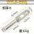 国标钎焊铜铝接线端子DTL-16-400mm复合线鼻子线耳线皮子电力金具 钎焊双孔DTLQ-95(10只)