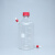 WENOOTE 玻璃补料瓶 生物试剂专用补料瓶 发酵罐药品补料瓶 加料 500ml 侧面接2个口