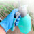 一次性乳胶橡胶手套100只 耐用型家庭清洁实验室工业多用途 蓝色丁腈整箱1000只 小号S