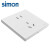 西蒙（SIMON） 开关插座C60系列雅白色家用86型暗装面板墙壁电源插座usb插座 五孔插座