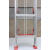 加厚铝合金伸缩梯便携升降梯长梯子10米6米7米8米9米梯子工程专用 1.5mm厚4米自重5.75kg
