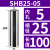 基克孚 小孔内孔刀套小径刀杆内孔夹套圆柄 SHB25-05柄径25内孔5长度100 