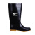 朗莱斯特(LONG LAST)耐酸碱防化水鞋 防滑劳保胶鞋高筒雨靴LL-1-05 37码 黑色 1双