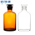 铂特体 试剂瓶 小口试剂瓶 实验室用细口瓶窄口瓶 透明细口瓶棕色小口瓶 棕色 500ml