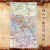 2023新款 鄂州市 黄石市地图墙贴 交通行政区划图 装饰画海报 125-75cm（高X宽） 相纸（有配送专业胶不伤墙）