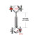 不锈钢双头管支架双层调节管夹卡箍双管卡固定器燃气管道固定支架 直径可夹48