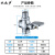 水之声 G011145 脚踩式延时冲洗阀厕所卫生间大便池延时脚踏阀蹲便器 CY款黄铜脚踏阀-1寸大体