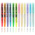 百乐可擦荧光笔SW-FL彩色绘图绘画笔学生摩磨擦荧光记号笔 十二色套装 0.4mm 十二色套装