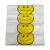 锐明凯 现货批发新料笑脸袋一次性外卖打包袋超市购物袋 塑料袋背心袋标价为100个价格 【30*48cm】常规款，50个/扎