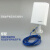 室外USB大功率无线网卡王卡皇台式防蹭破解偷网络增强wifi接收器 LG-G10无线网卡+电源放大器