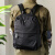 MK双肩包男2024新款时尚潮流大容量轻便电脑背包休闲旅行书包 黑色