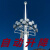 山头林村广场灯路灯户外球场D升降式6米15米18米20米25米30米高杆灯部分定制 12米6个100W