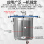 米逡IBC吨桶气动搅拌机1000L油漆涂料横板式工业化工搅拌器高速分散机 三缸吨桶专用气动搅拌机
