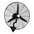 海斯迪克 工业风扇 强力电风扇 工厂车间摇头牛角扇落地扇壁扇商用电扇 3米电线 落地扇 650型 塑叶