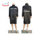 天意州 连体反光雨衣 长款大褂雨衣 徒步环卫雨衣 反光大褂雨衣（170）XL码