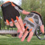 安巧象 半指手套轻薄透气防滑防震运动户外训练健身骑行 红色普通 备注（S-M-L-XL) 