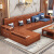 顶百汇新中式胡桃木实木沙发客厅全实木现代简约雕花储物小户型原木沙发 需要升级乳胶坐垫