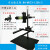 焦距微调 机器视觉实验支架 CCD工业相机固定支架 万向光源打光架 款高1200mm大底板_RH-MVT3-1200